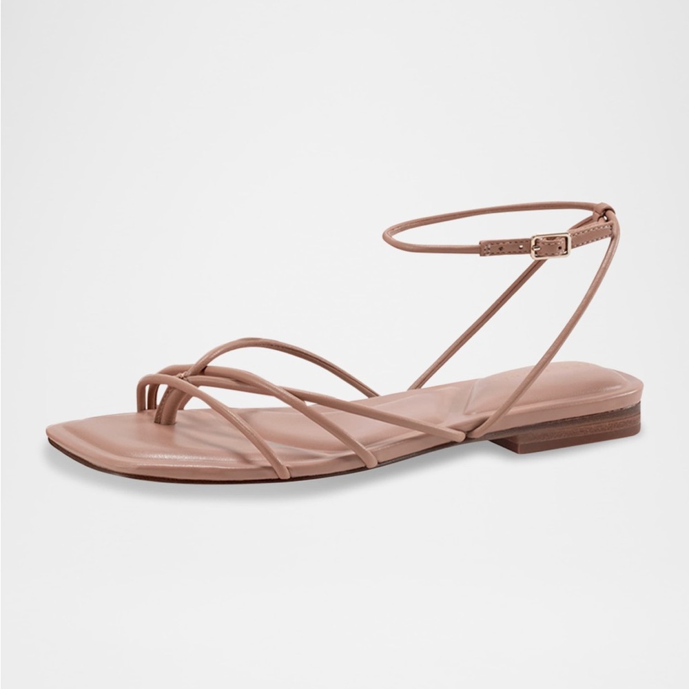 Mayte Strappy Tubular Ankle-Strap Sandals